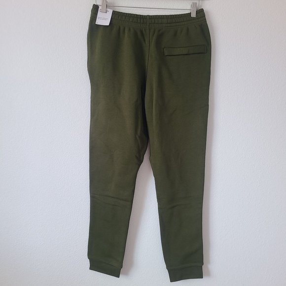 Nike Club Fleece Tapered Leg Sweatpants 826431-327 Size M Green - Picture 2 of 6